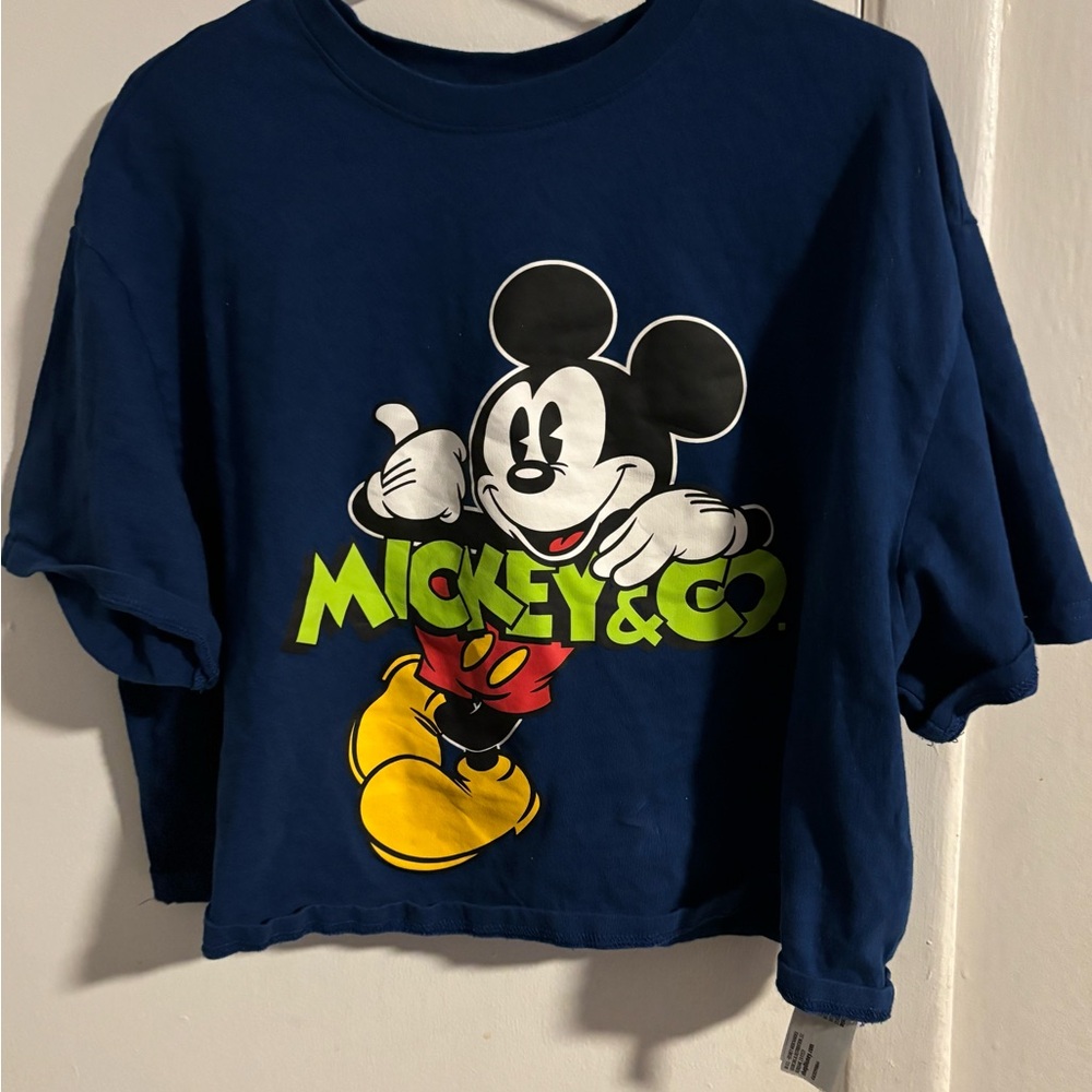 Disney Mickey Mouse cropped top for Women – Mickey & Co. – Navy L
(11)